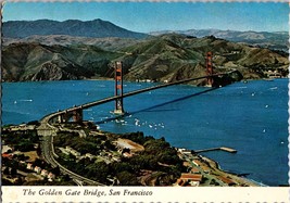 Vtg Postcard Aerial View of The Golden Gate Bridge San Francisco Postmarked 1979 - $6.57