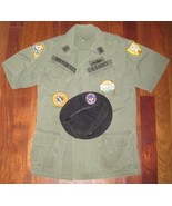 Reproduction US Brown Water NAVY VIETNAM Short Sleeve Jacket Uniform c/w... - £129.75 GBP