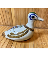 Vintage Tonala Mexican Pottery Dove Pigeon Bird Folk Art Figurine - 1980&#39;s - $18.00