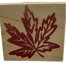 Maple Leaf Rubber Stamp by Rubber Stampede A2205E 2 3/8&quot; x 2 1/4&quot; - £4.64 GBP