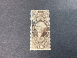 U.S. Foreign Exchange Revenue Stamp R80c Perf. Used $1.90 BOB Blue Cance... - £21.02 GBP