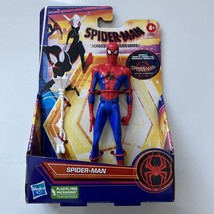 Spider Man Across The Spider Verse Into Action Figure 6&quot; Toy Hasbro - £10.50 GBP