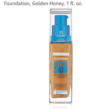 New #93 Maybelline New York Super Stay Better Skin Foundation Golden Honey - $5.54