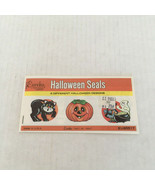 Vintage Eureka Halloween seals book 6 different designs cat ghost witch ... - $42.52