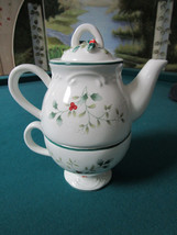 Pfaltzgraff Tea For One, Cup And Teapot Nib Original - £35.20 GBP