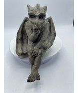 &quot;Baby Goyle” Statue Seated Winged Gargoyle Sucking Thumb 5&quot; Sitting 7&quot; H... - £37.45 GBP