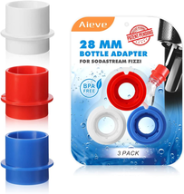 Bottle Adapter for Sodastream Machine, 3 Pack 28 mm Bubble Bottle Adapter - $19.74