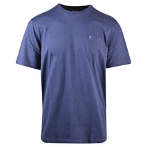 IZOD Men&#39;s T-Shirt Basic Blue Pocket Tee (S05) - £10.65 GBP