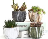 Plants Are Not Included In The Se Sun-E Sun-E Modern Style Marbling Ceramic - $44.92
