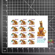 2018 USPS SHEET OF 12 FIRST CLASS LETTER STAMPS SCOOBY DOO WATERING FLOW... - $11.68