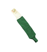 NOS Vintage 80s Nylon Stirrup Athletic Sport Soccer Tube Socks Green Whi... - $14.84