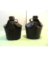 VINTAGE DUTCH NETHERLANDS MILITARY CANTEENS  POUCH CANTEEN CUP &amp; CANTEEN... - $31.31