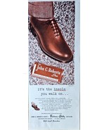 The John Roberts Shoe Insole Relax Dress up Classy 1949 Vintage Print Ad - $9.86 CAD