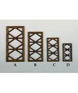 Windows x10 Terrain Building Bits 28mm Laser Cut MDF FAST SHIPPING US SE... - $2.99
