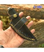 Custom Horizontal carry Vertical Leather Sheath For Fixed blade Knife Ho... - $12.42