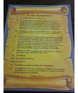 Los Diez Mandamientos de Dios  the  Ten Commandments OF GOD SPANISH set ... - $951.82 MXN