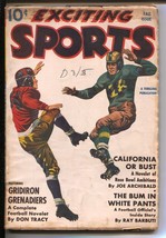 Exciting Sports-Fall 1941-Thrilling-baseball-pulp fiction-Joe Archibald-All-S... - £110.46 GBP