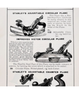1900 Stanley Tools Adjustable Circular Plane Advertisement Victorian F17F - $19.99