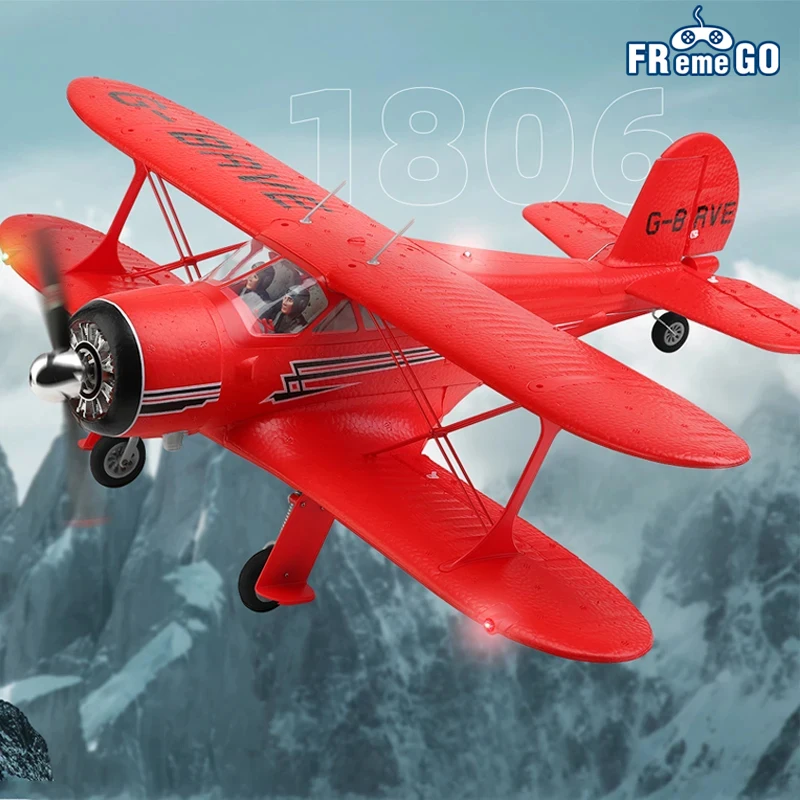 Ltoys xk a300 rc plane beech d17s double wings rc airplane 3d6g 1806 brushless motor rc thumb200