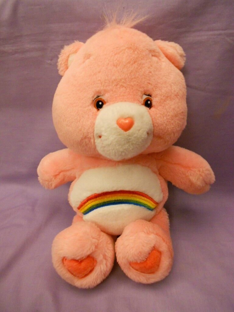Primary image for 2002 Care Bears Cheer Bear Rainbow Bear Plush 13" 