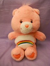 2002 Care Bears Cheer Bear Rainbow Bear Plush 13&quot;  - £8.49 GBP