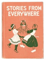 VINTAGE 1949 Stories From Everywhere Hardcover Children&#39;s Book Lyons Carnahan - £15.73 GBP
