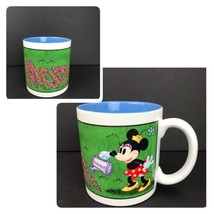 Disney Minnie Mouse #1 MOM Heavy China Mug Watering Can Coffee Tea Flowers - $29.99