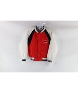 NOS Vintage 80s Adidas Boys Medium Project Adidas Spell Out Satin Bomber... - $165.50 CAD