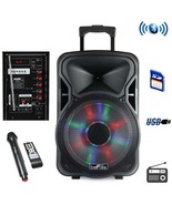 beFree Sound 15 Inch Bluetooth Rechargeable Party Speaker With Illuminat... - €155,15 EUR