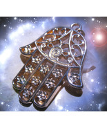 HAUNTED NECKLACE MASTER WITCHES THE POWER OF HAMSA SECRET HIGHER MAGICK  - $394.32 CAD