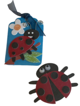 Scrapbooking Embellishments Ladybugs Bug Smile Summer Scrapbooking Die Cuts - £2.33 GBP