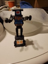 1984 Remco Zybots Robot Tractor Trailer Black Truck figure Transformer - $9.74