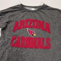 Team Apparel Arizona Cardinals Football Women's Gray Pullover Sweatshirt Size S image 3