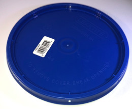 Leaktite 2GLD 2-Gallon Blue Plastic Pail Lid-Brand New-SHIPS N 24 HOURS - £6.89 GBP