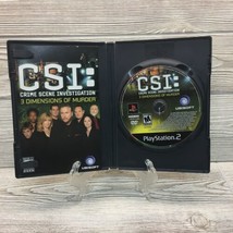 CSI: Crime Scene Investigation 3 Dimensions of Murder PlayStation 2 Complete ps2 - £6.62 GBP