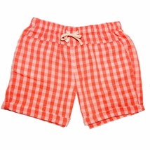 Faded Glory Girls Pull On Shorts Peach Gingham Size X-LARGE 14-16 NEW - £7.17 GBP