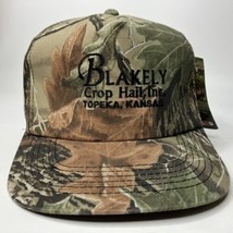 Vtg Blakely Crop Hail Farmer Hunter Trucker Hat Cap RealTree Camo Tag To... - $12.69