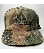 Vtg Blakely Crop Hail Farmer Hunter Trucker Hat Cap RealTree Camo Tag To... - $12.69