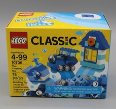 LEGO Classic Blue Creativity Box 78 Pieces (10706) Ages 4-99 - New - $9.89