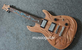 Musoo brand hand carved electric guitar with dragon design - £198.50 GBP