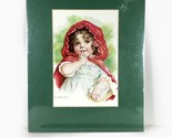 Little Red Riding Hood 10&quot; x 8&quot; Print By Maud Humphrey (1986 Gallery Gra... - $13.98