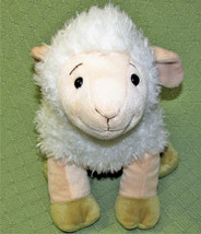 Eric Carle Kohls Cares Stuffed Animal White Lamb Sheep Plush 13&quot; Long Peach Legs - £7.11 GBP