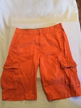 Levis shorts Size 14 Regular cargo orange waist 27 inch boys - £7.10 GBP