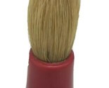 VINTAGE *RED* PLASTIC RUBBERSET Sterilized Shaving Brush Bakelite? EUC - $23.71