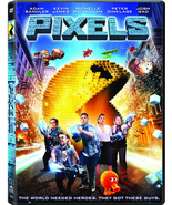 Pixels Action Heroes Movie DVD Starring Adam Sandler Kevin James Monagha... - £4.75 GBP