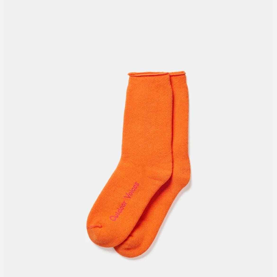 Primary image for Outdoor Voices Comfort Sock - Clementine Size S/M New One Pair