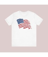4th of July Patriotic Short Sleeve Tee, American Flag Shirt, 4th of July Tee - €24,31 EUR - €34,85 EUR
