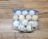 Assorted BRAND NAme &amp; ADVERTISING Golf Balls - NO XXXXXOUTS - Bag Lot Of... - £17.32 GBP
