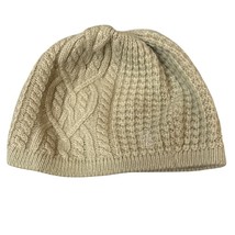 Lauren Ralph Lauren Wool Angora Blend Knit Beanie Hat Beige OS - $19.80