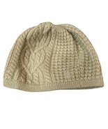 Lauren Ralph Lauren Wool Angora Blend Knit Beanie Hat Beige OS - $26.96 CAD